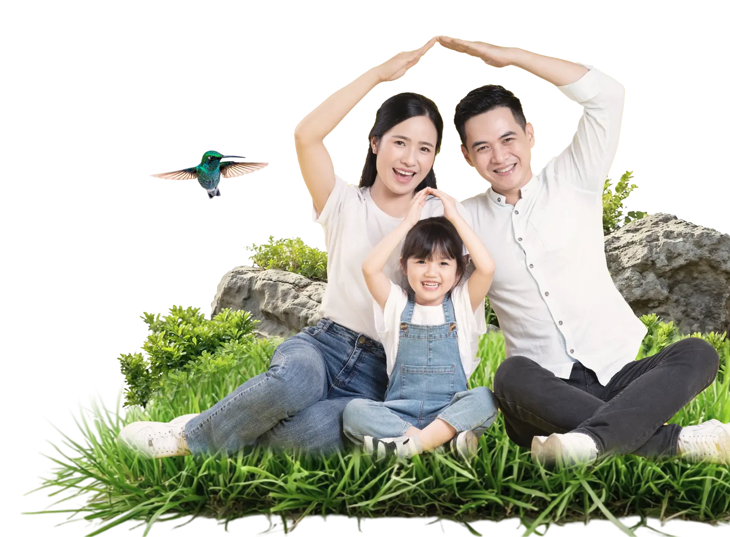 family-sitting-on-grass